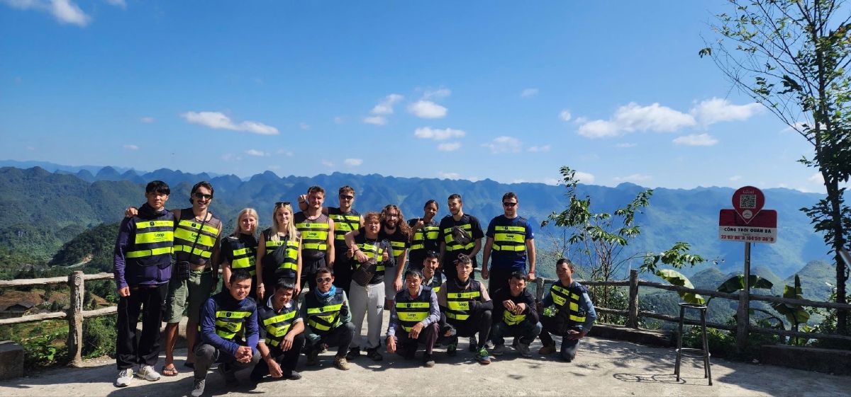 Loop-Tours-group-at-Heaven's-Gate-Quan-Ba-on-the-Ha-Giang-Loop